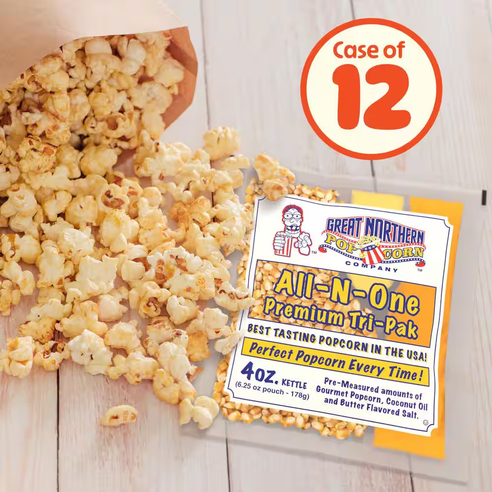 4 Oz. Premium Popcorn Portion Packs (12-Pack)