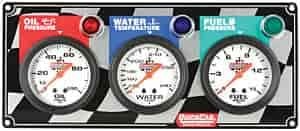 QuickCar Racing 61-6012 Standard 3-Gauge Panel