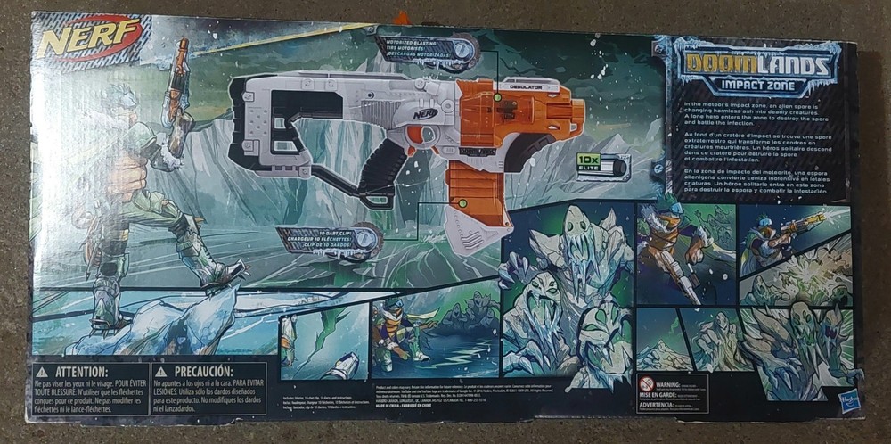 New Nerf Doomsland Desolator Blaster