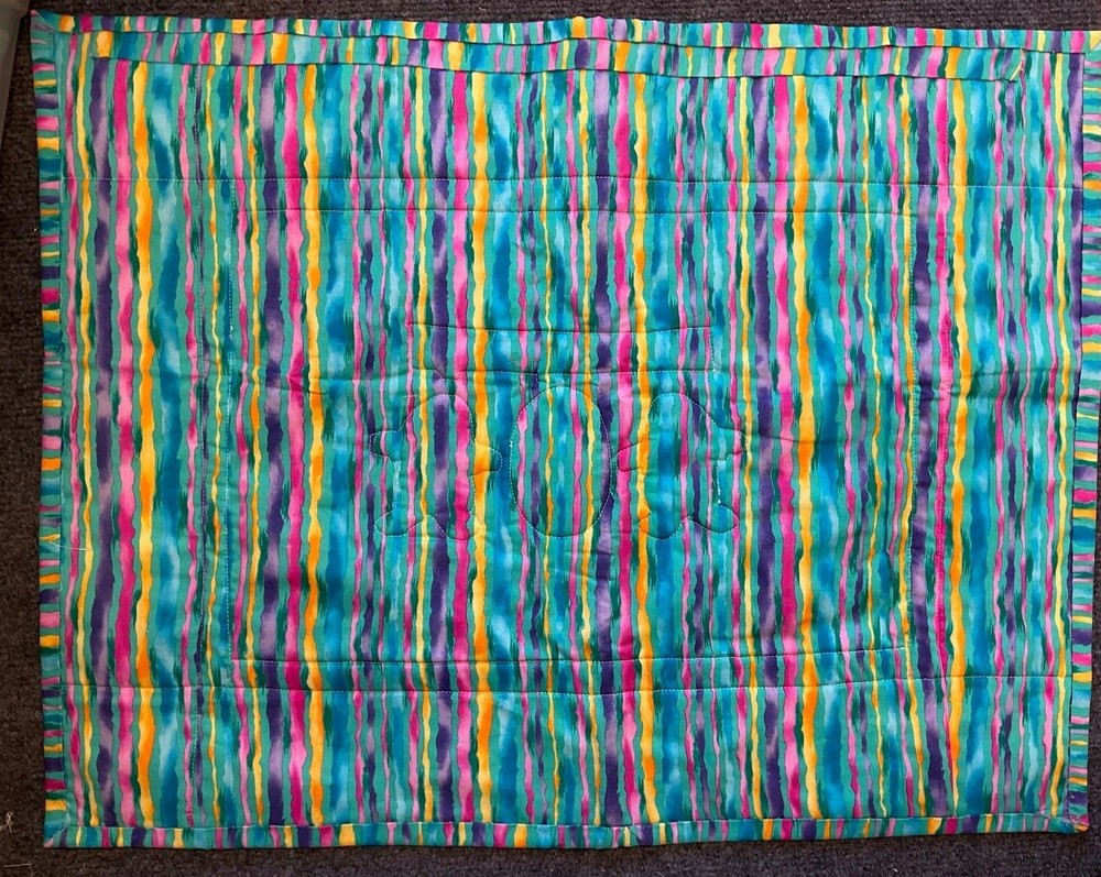 HANDMADE -- THINK SPRING WALLHANGING - 24"L X 19"H