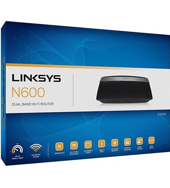 Linksys E2500 Dual band wireless Router N600