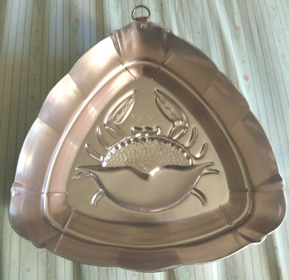 West Bend Crab Decorative Kitchen Mold 6" x 6"