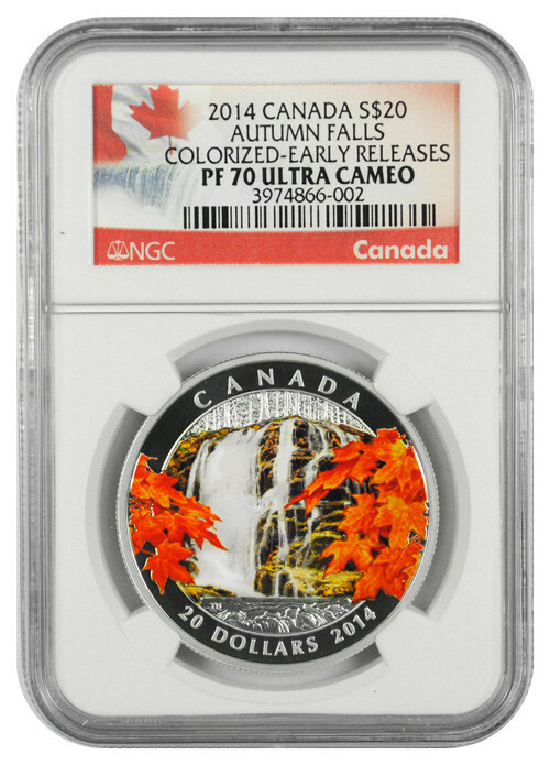 2014 Canada $20 Autumn Falls ER PF70 UC
