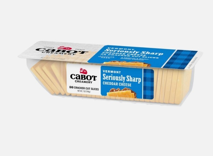 Cabot Creamery Vermont Seriously Sharp Cheddar Cheese, 26 count, 7 oz (3 pack)