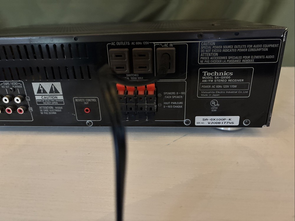 Technics SA-GX100 Hifi Receiver