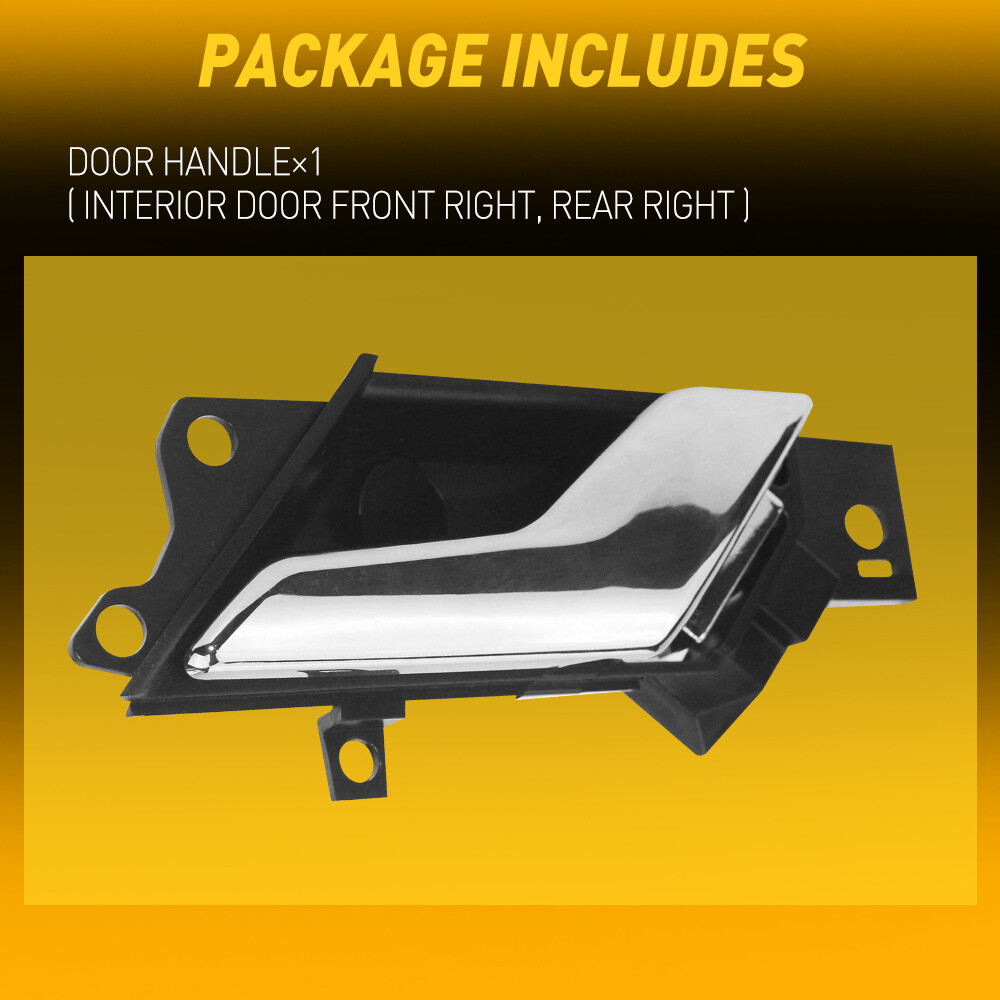 Interior Right Side Door Handle Front or Rear Chrome For Chevy Captiva 2012-15 O