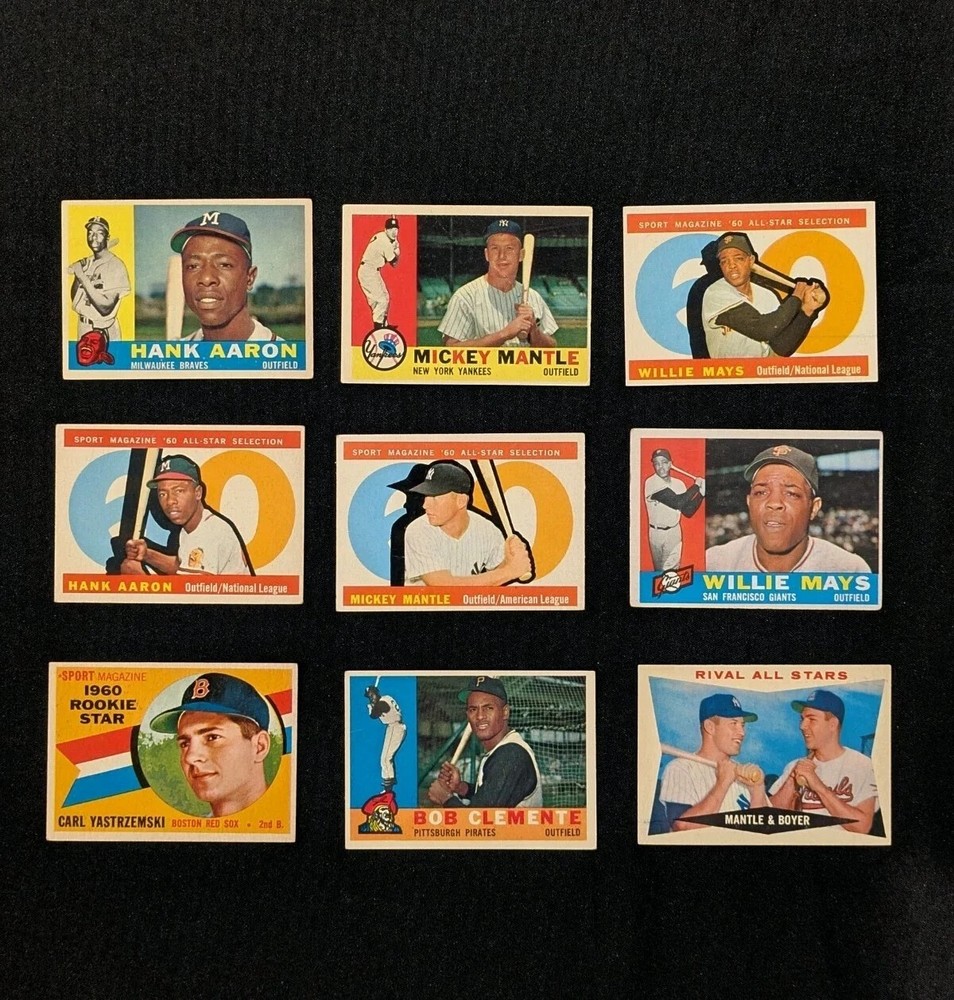 1960 Topps Baseball 250 -600 new  Complete Your Set -PRICING BASED ON CONDITION