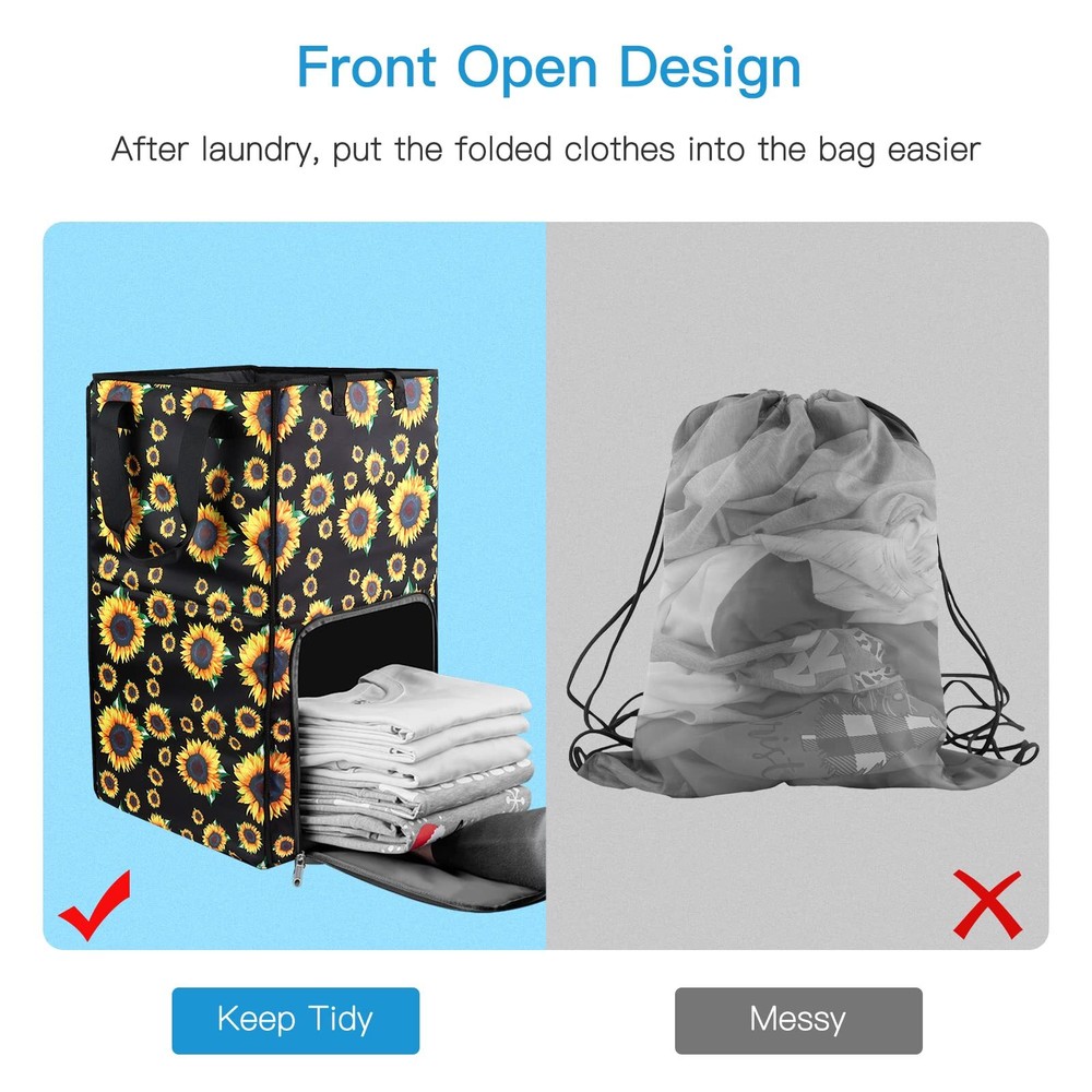 Laundry Hamper Extra Large 2 in 1 Laundry Backpack Bag for College Students D...
