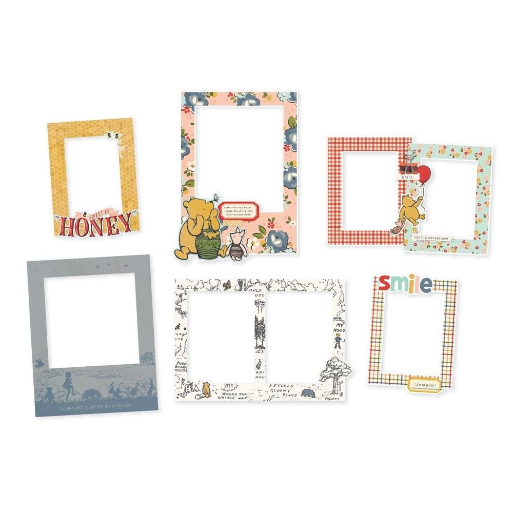 Simple Stories ~ SAY CHEESE CLASSIC POOH ~ Chipboard Frames ~ Disney