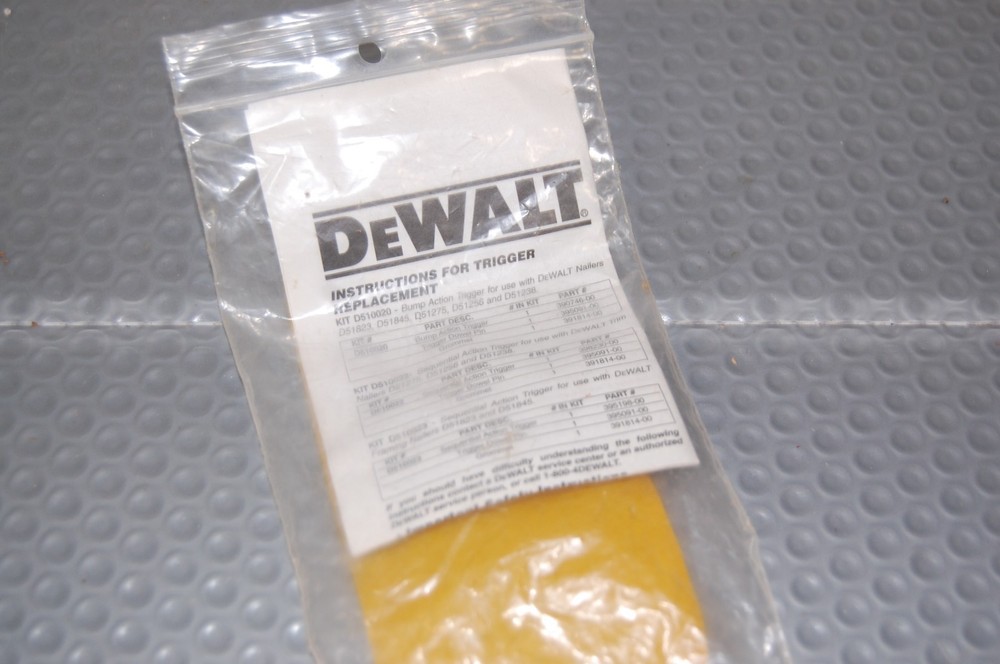 B7 OEM Genuine Dewalt Replacement Sequential Trigger # 603415-00 NEW