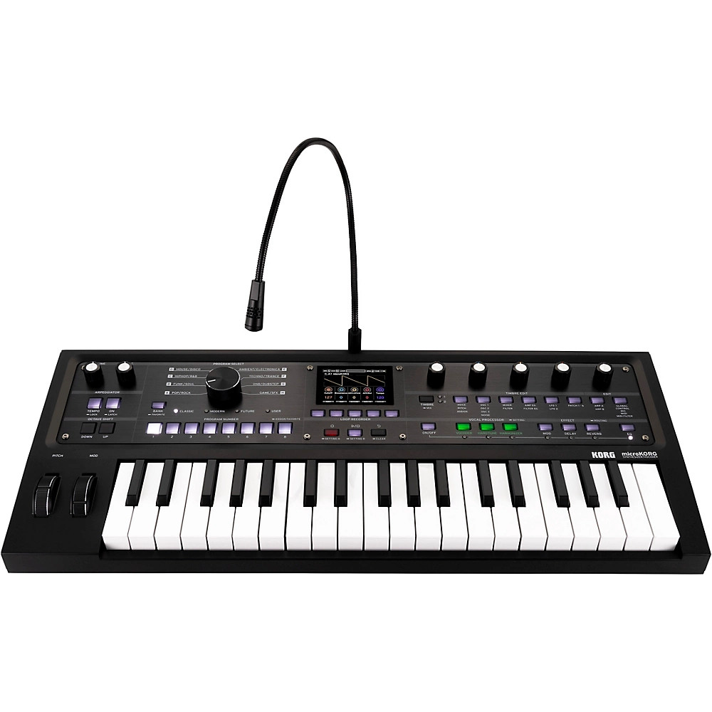 KORG microKORG 2 Keyboard Synthesizer & Vocoder LE Black Refurbished