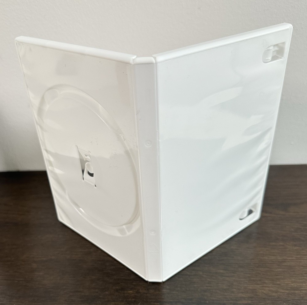 Double White DVD Cases 32 PCS