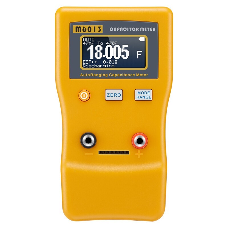 LCD Digital Capacitor Capacitance Tester Larger Auto Range Multimeter Checker