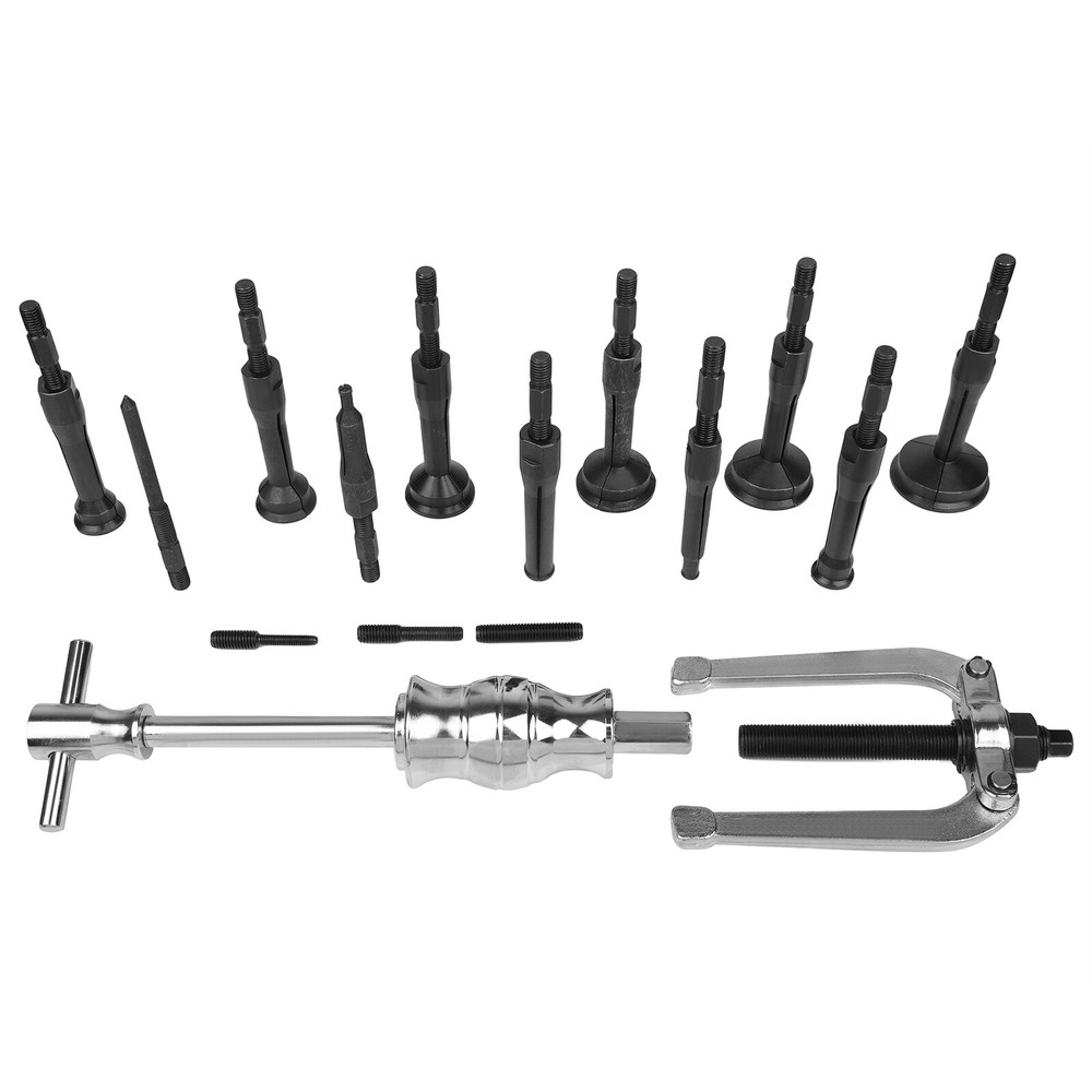 Inner Bearing Blind Hole Remover Extractor Puller Set Pilot w/ Slide Hammer 16pc