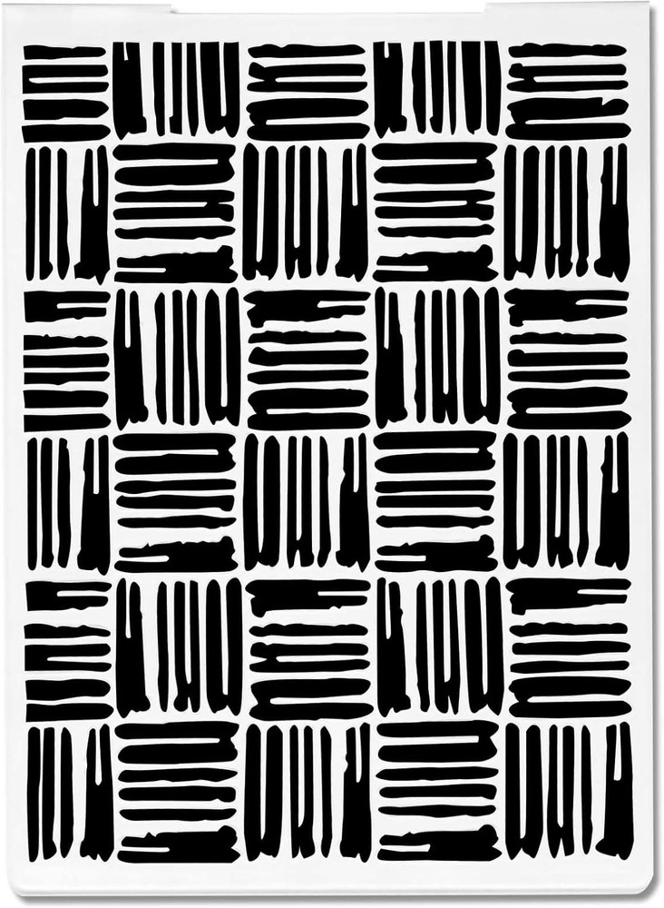 Stripe Embossing Folder, Wood Stick Background Embossing Folder for Card Making,