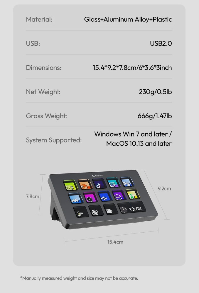 Macro Pad Programmable shortcut