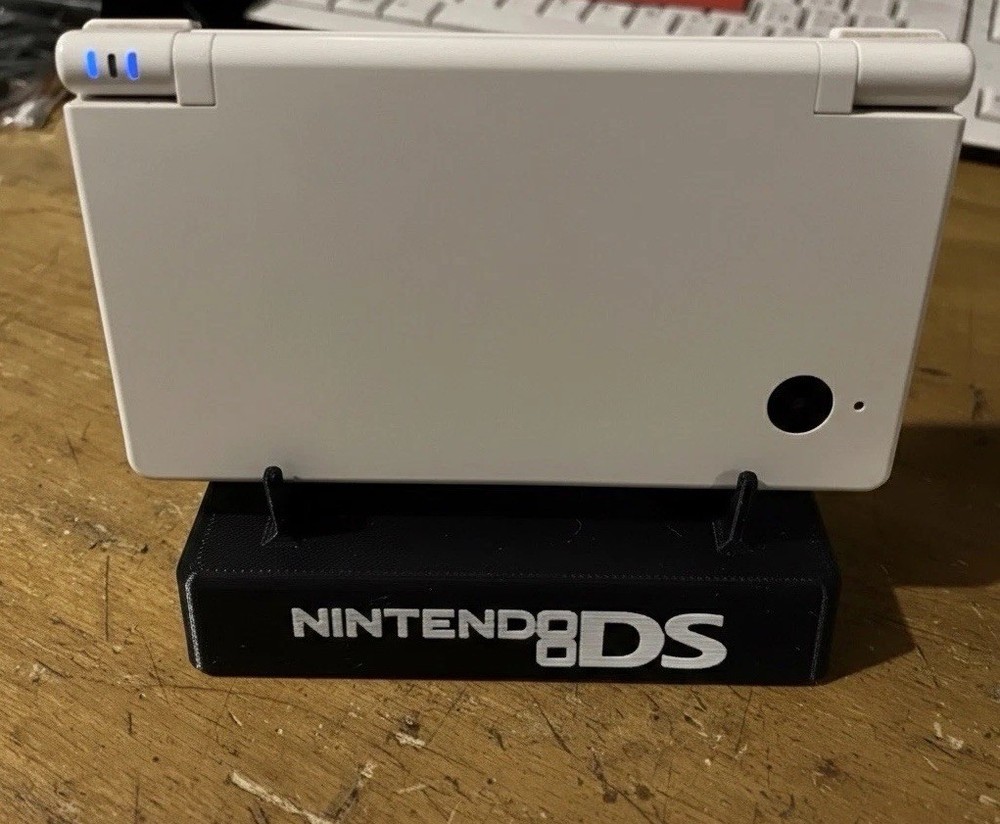 Nintendo DS Console Holder Display Black Stand Dock Mount Game Room Organizer