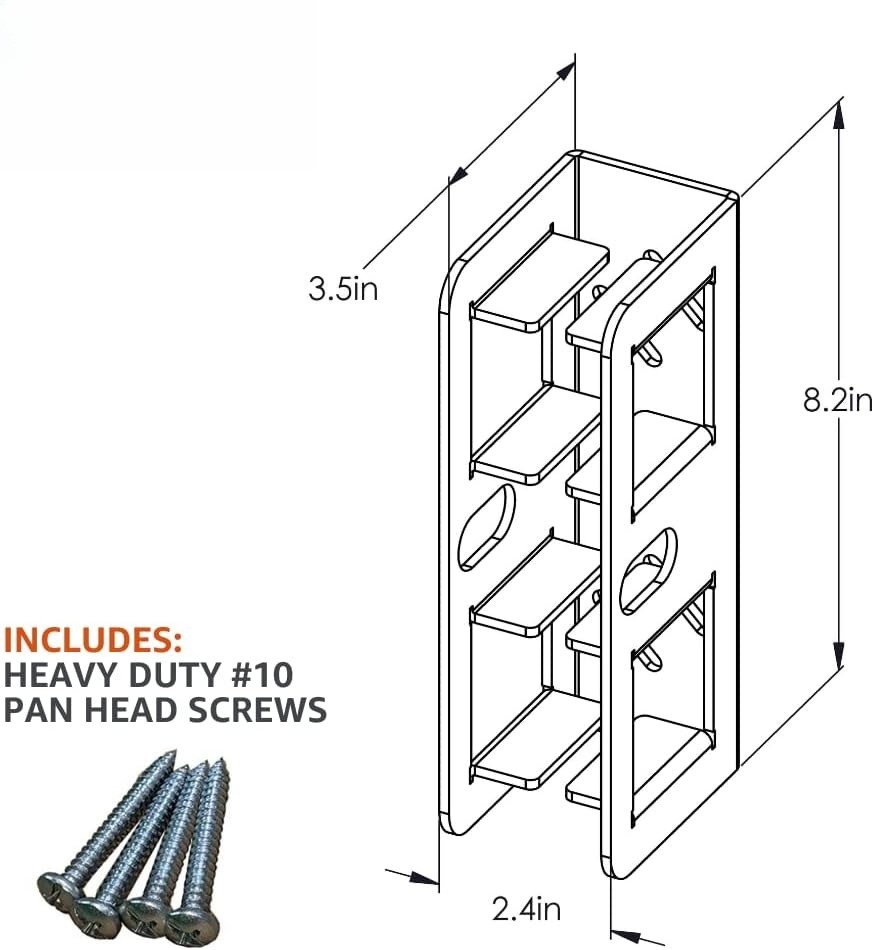 Wall-mounted trailer hitch receiver