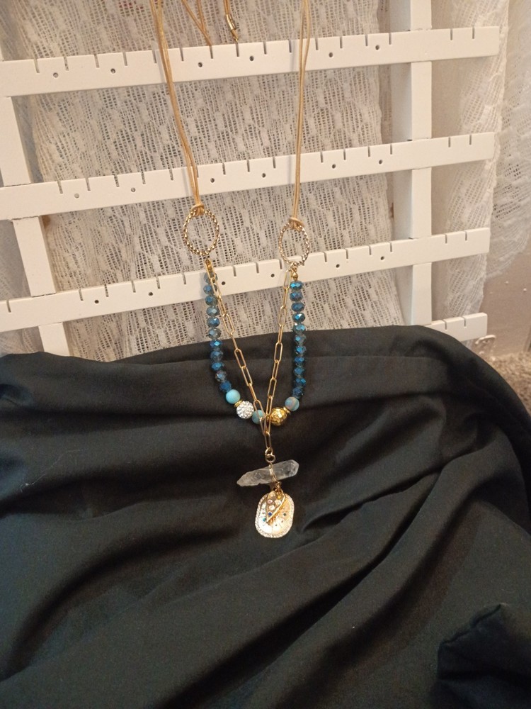 Handmade Blue Lava Bead Matte Finish