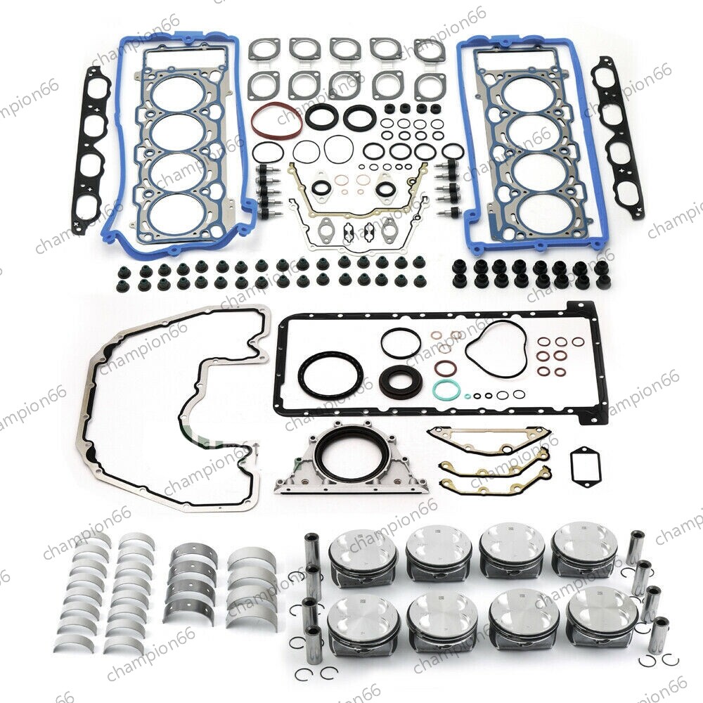 N62 4.8L Engine Piston Cylinder Overhaul Kit For BMW E60 E63 E64 E53 E70 X5 550i