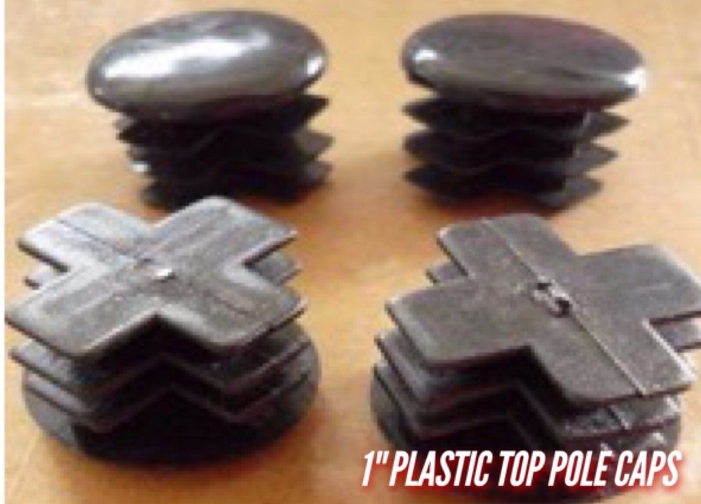 Wire Shelving Pole Caps - 4 Pack