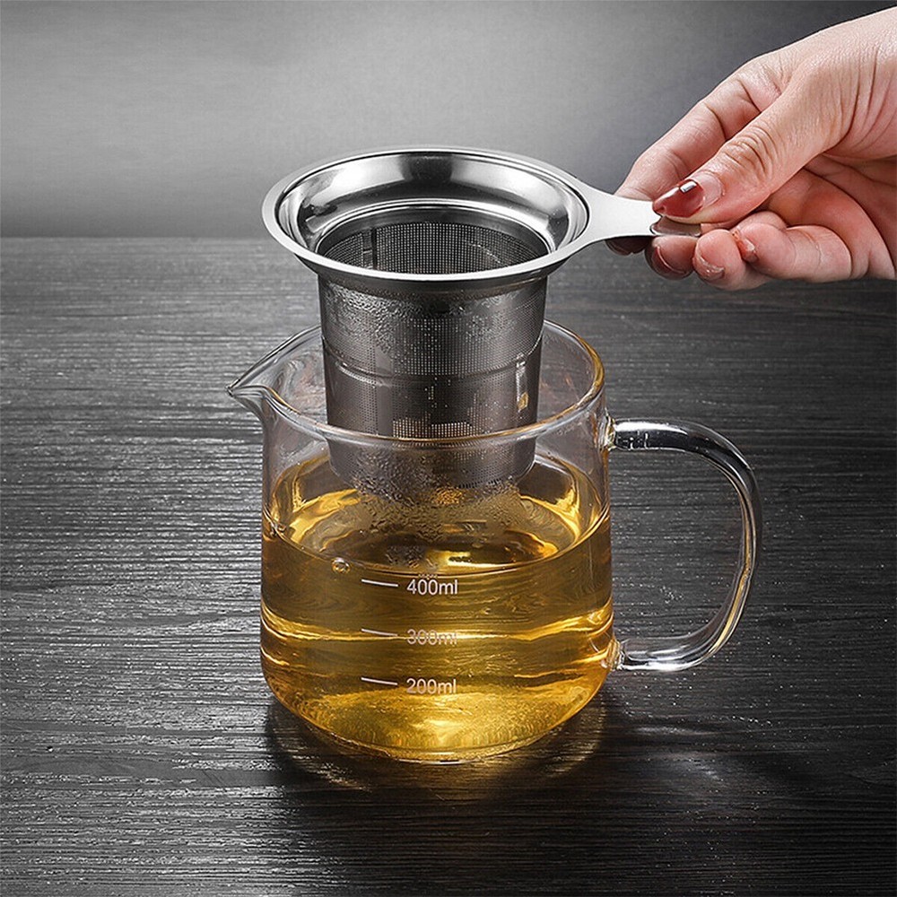 Tea Infuser Tea Leak 304 Stainless Steel Humanized Handle Mesh Strainers
