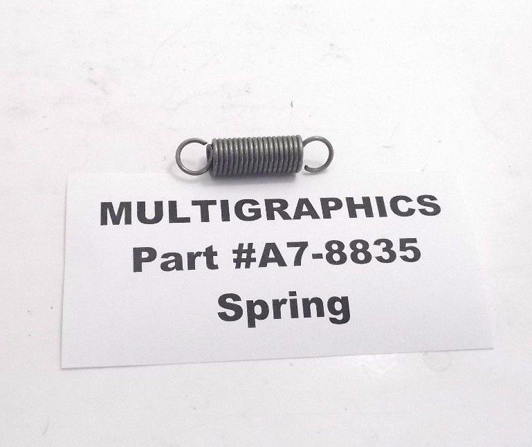 MULTIGRAPHICS A7-8835 Spring - Prepaid Shipping