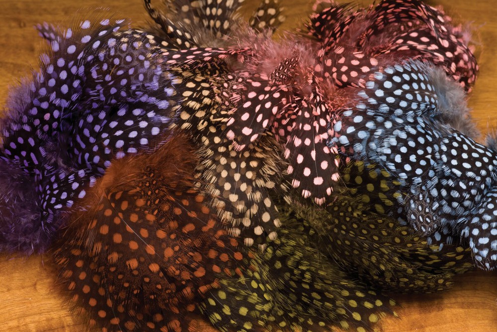 Hareline Dubbin - Strung Guinea Feathers