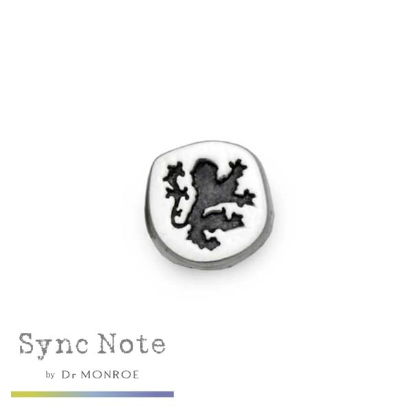 Dr MONROE Lion Stud Earring (Single) Sterling Silver