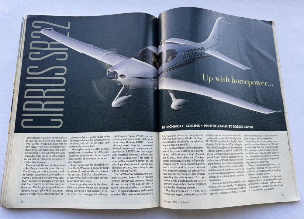 Flying Magazine August 2001