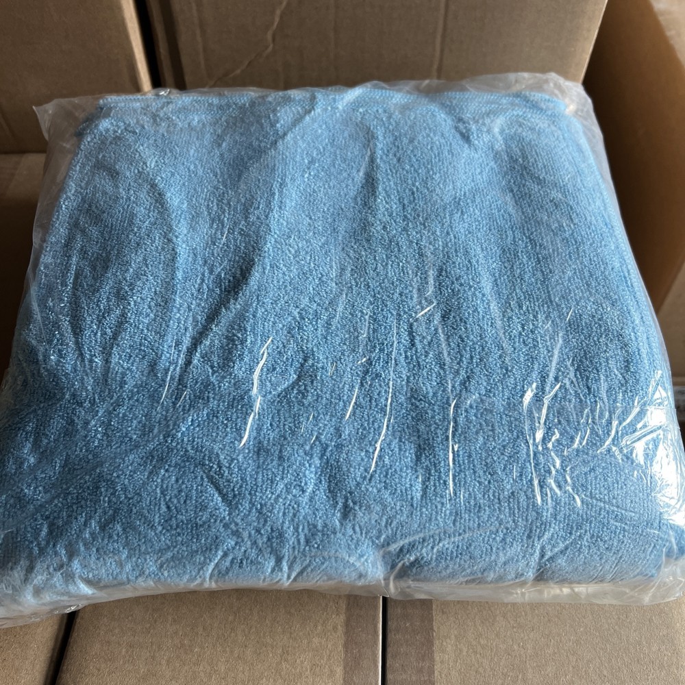 Blue Microfiber Dairy Towels 1 pack - 50 count