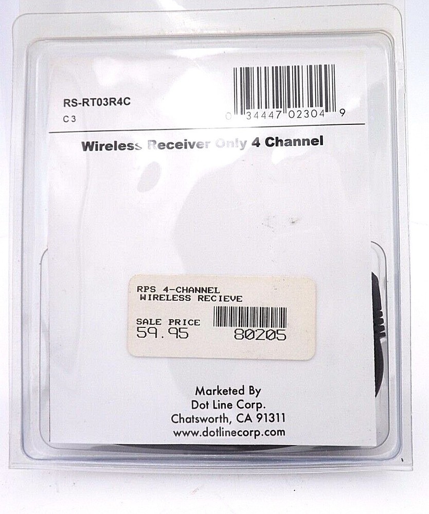 RPS Studio Wireless Receiver Only 4 Channel RS-RT03R4C