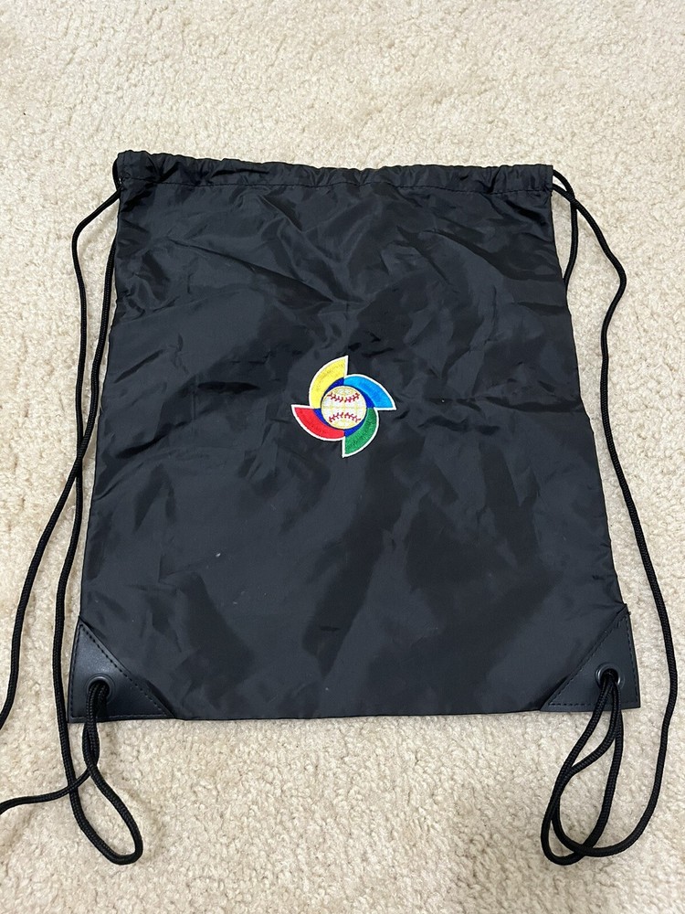 World Baseball Classic Drawstring Bag Black