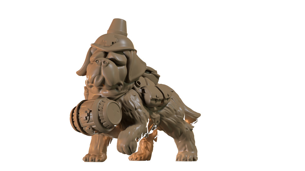 Capsule Chibi - Rescue Dog