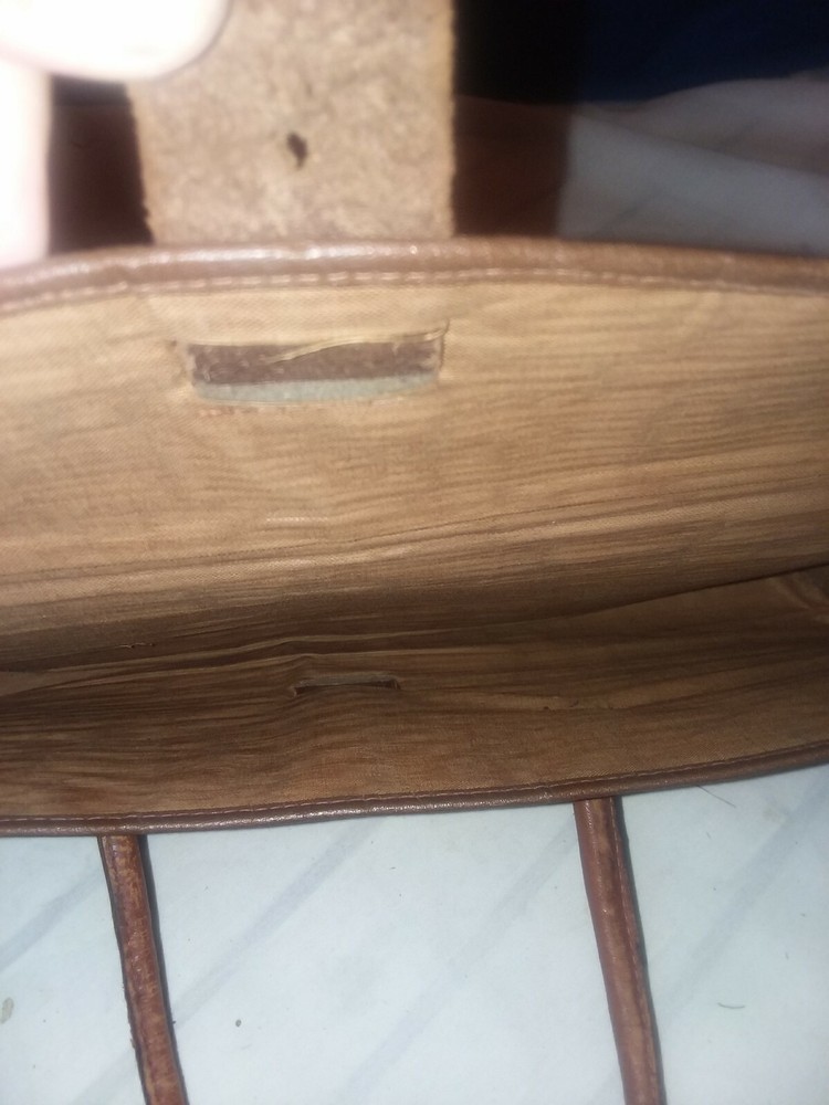 Antique Vinyl/leather Hand Bag