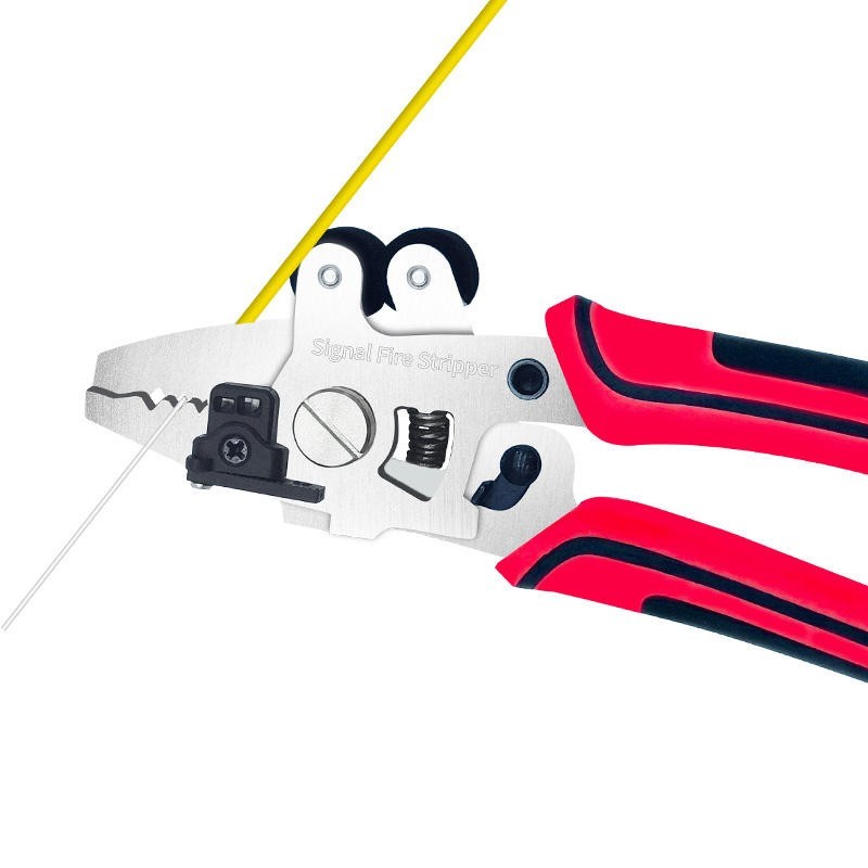 FTTH Tools 9 in 1 Cable Wire Stripper With Scale Scissors Clean Cotton Cutter