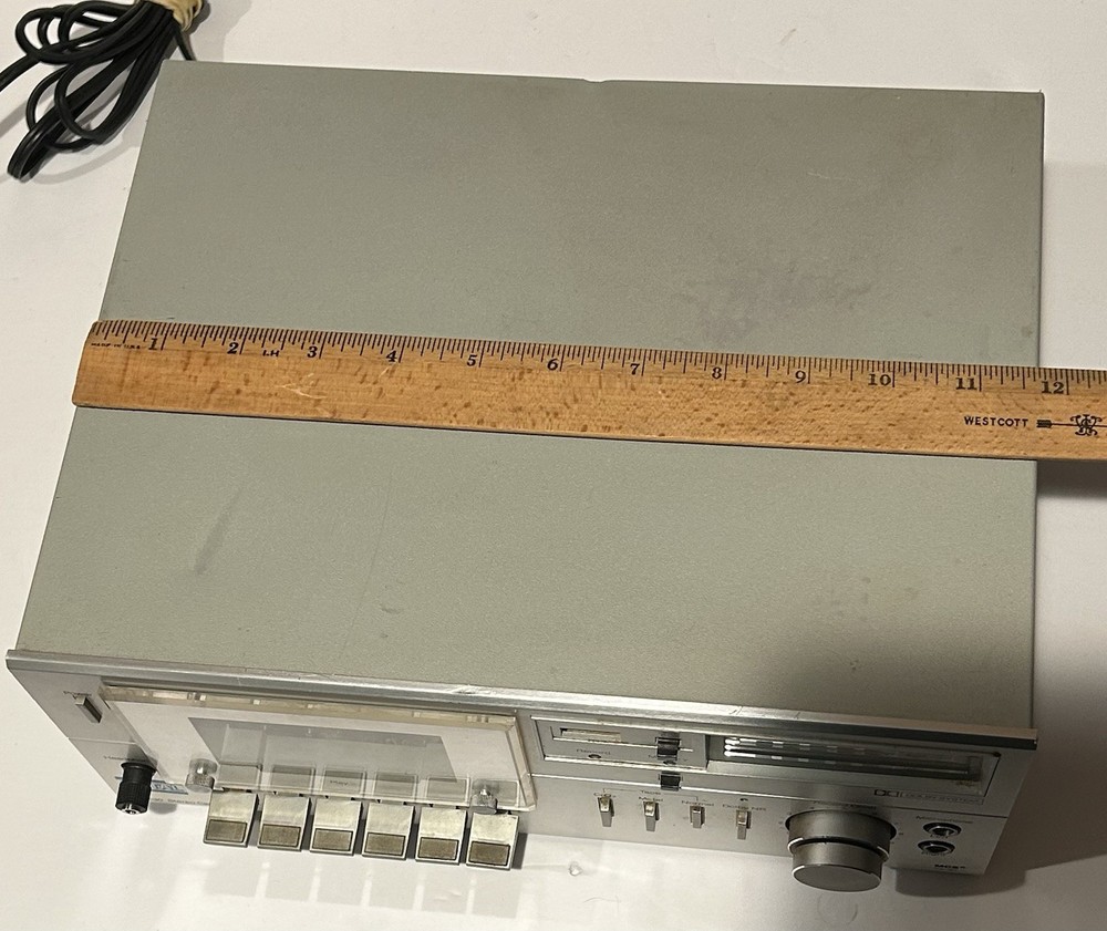 Vintage MCS Modular Component Systems 3530 Stereo Cassette Deck Working