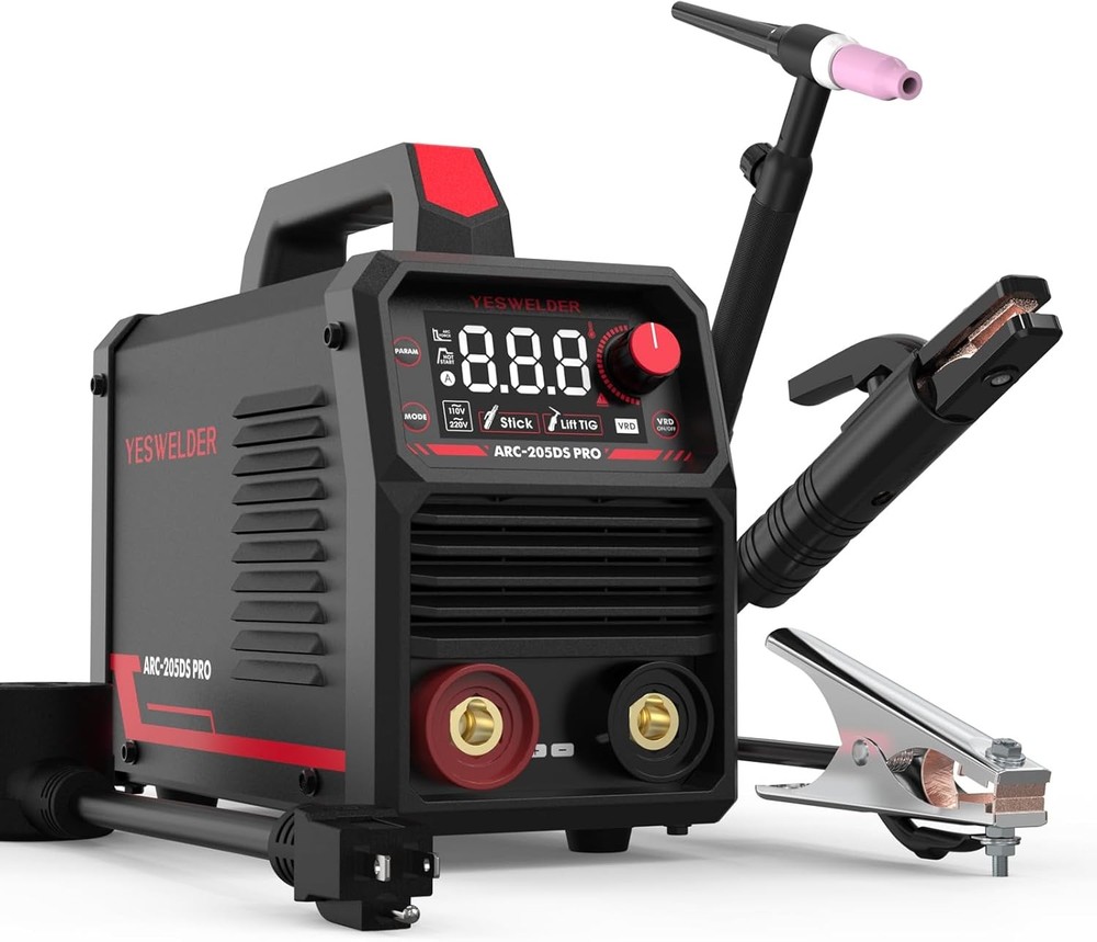 205Amp Large LED Display Digital Inverter IGBT Welding Machine