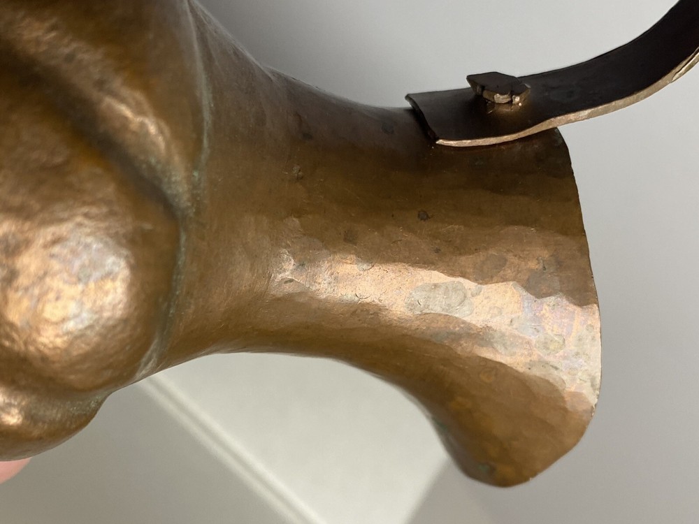 Hand Hammered Copper Pitcher 4”