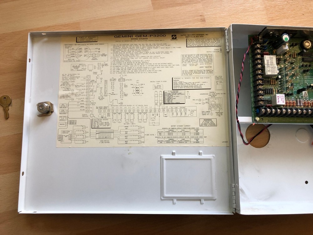 Napco Gemini GEM-P3200 Control Communicator Circuit Board Communicator w/ Power