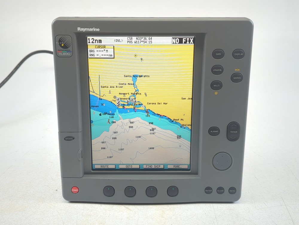 Raymarine RL80C Plus RL80CRC Pathfinder 10" Color Radar MFD Chartplotter Display