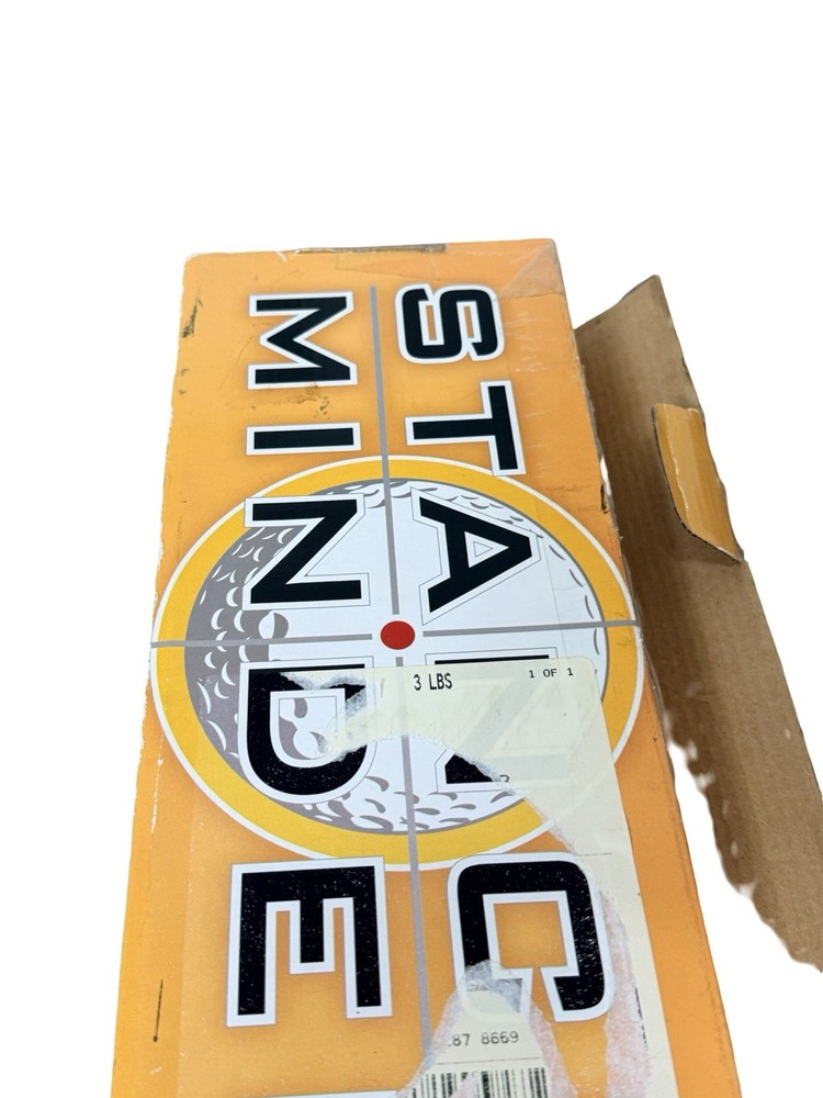 Stance Minder Swing Trainer Ball Position Alignment Aid DVD Incomplete Open Box