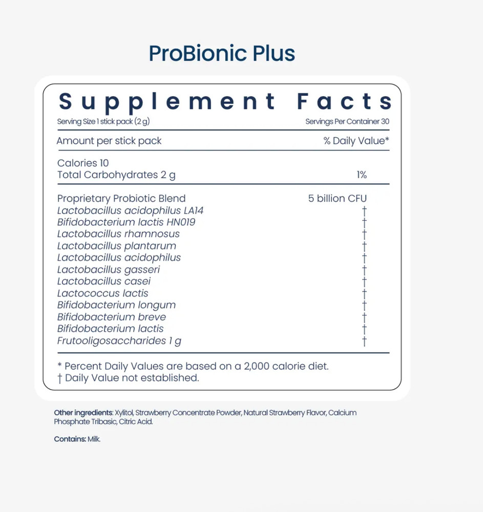 Unicity ProBionic Plus - 30 Packets - Probiotic Gut Health & Immune Support -NEW