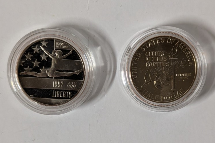 (1) 1992p Olympic Commemorative Proof Half Dollar