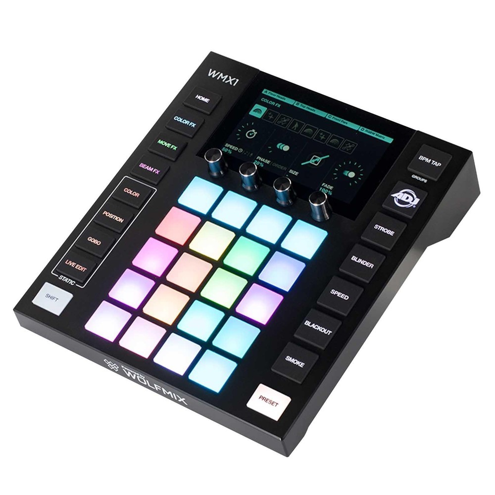 ADJ WMX1 Standalone 1 DMX Universe Lighting Controller w Case