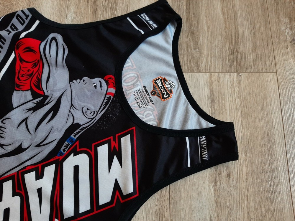 Muay Thai Shirt Size L Jersey Born