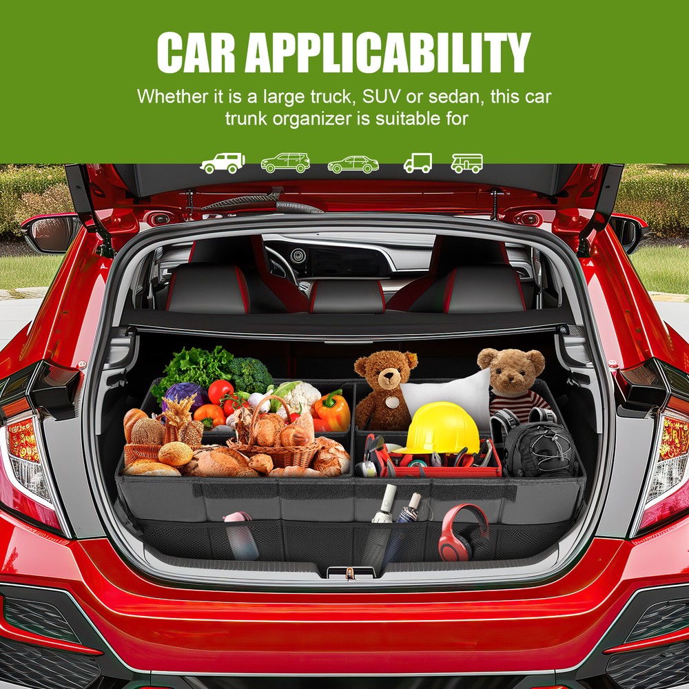 Trunk Cargo Organizer Foldable Storage Collapsible Box Bag For Cadillac XT5 XT6