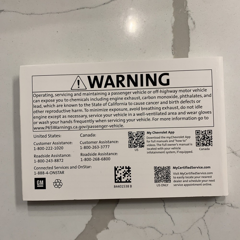 2021 Chevrolet Chevy Express Owners Manual