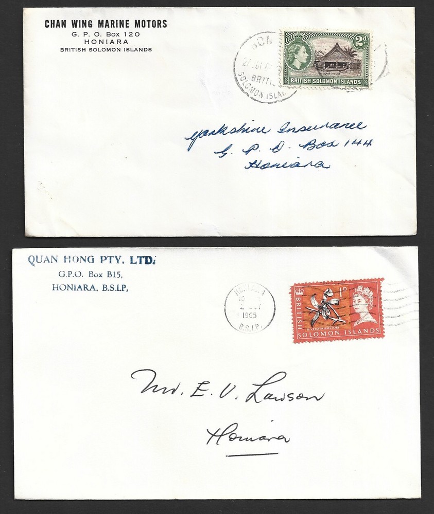 Solomon Islands 1961-69 covers (25)