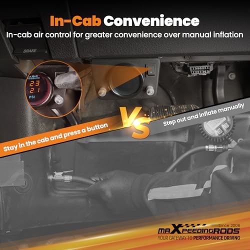 Dual Path On Board Air Compressor System Air Bag Compressor Kit with Digital